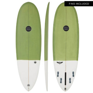 Maluku Flying Frog Eco 5 Fin Surfboard